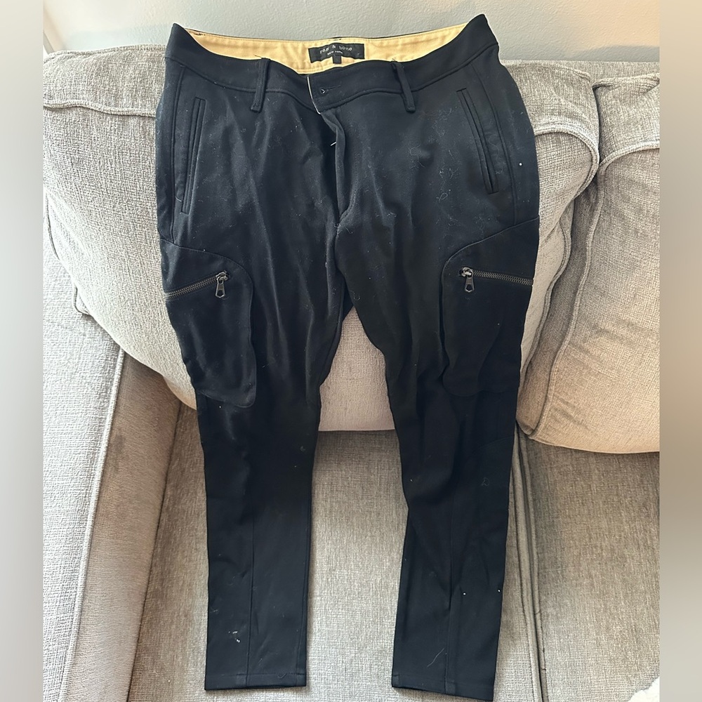 Rag & Bone Skinny Black Pants